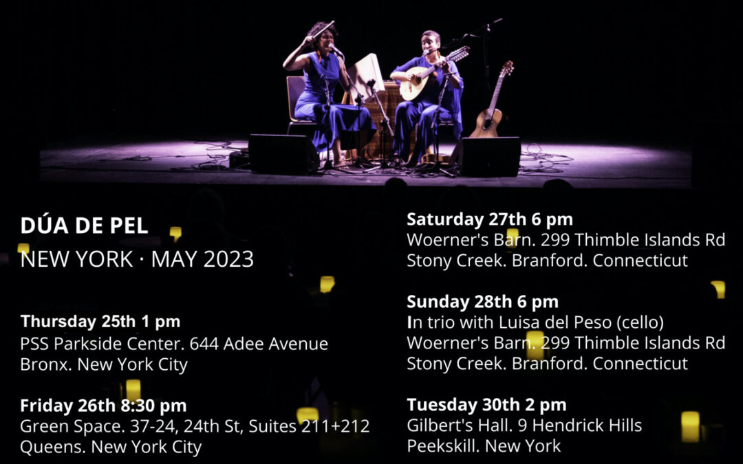 NUEVA YORK: Gira mayo 2023 (dúo) / Tour May 2023 (duet)